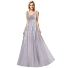 Dress Women Sexy V Neck Evening Dress Lace High-end Temperament Sleeveless Long Evening Dress YF60017