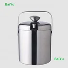 1300ML Double Wall Stainless Steel Ice Bucket / Wine Cooler