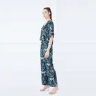 Custom China New Harem Pants Trousers Women Wide Leg Pants Printed Woven Trousers Women