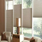 QIDA China manual pleated honeycomb blinds cellular fabric window shade curtain