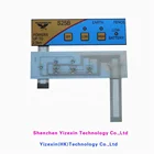 Waterproof membrane keypad with push button