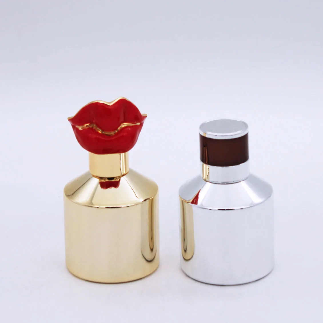 fancy golden/argent UV 50ml exquisite empty glass perfume bottles for sale