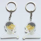 Star Souvenir Customized Acrylic Keychain Keyring For Women Men Ornament Gift For Car Key Bag Accessories for Fans