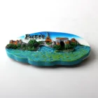 Handmade Magnet Promotional Embossed Paris France Handmade 3D Refrigerator Souvenir Magnet