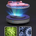 Portable mini UV light sterilizer electric clothes dryer on stocks two layers laundry socket ultraviolet dryer