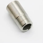 SS 304 stainless steel single male thread high pressure nipple