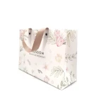 Custom Eco-friendly Reusable Logo Pattern Holder Private Label Holographic T Shirt Shopping Bags Plastic