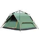 Outdoor 3-4 Persons Double Layer Waterproof Pop Up Camping Traveling Tent