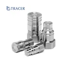 Flat Face High Pressure quick coupler Stainless Steel Hydraulic Quick Coupling