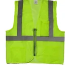 High Visibility Polyester Green Reflective Mesh Running Safety Vest