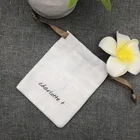 Wholesale Printed Logo Organic Cotton Jewelry Pouch