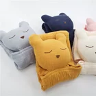 Animal Amazon Hot Sale Muslin Soft Blanket Animal Toy Baby Comforter