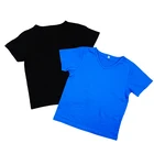 Summer Hot Sale Breathable Soft Organic Cotton Short Sleeves Blank Baby T Shirt