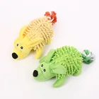 Plush Dog Toy with Squeaker Teeth Cleaning Durable Extra Thick Dog Rope Toy Squeaky Dog Chew Toy Large Sized