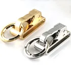 Silver and gold Keychain Belt Clip Key Chain Design Home Metal Craft