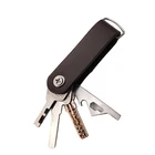 Fashion custom printed key holder ring Vegetable leather key chain car keychain with logo