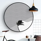 Photo Waybom China Supplier High Quality Posters Wall Art Round Aluminum Profile Photo Frame