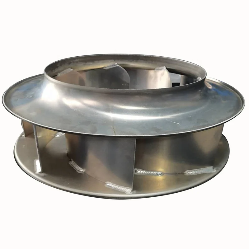 Ventilation Welded Backward Curved Blowers Aluminum Centrifugal Fan