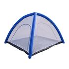 Outdoor custom design TPU double layer inflatable camping air tube 2 person tent