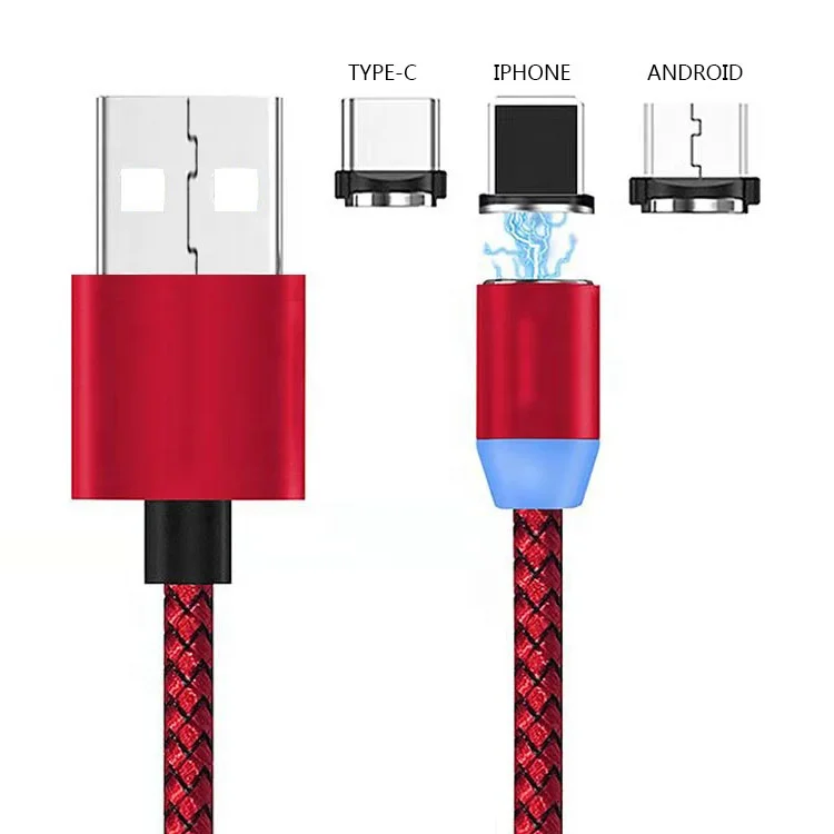 KURIYAMA Quality Good Price Fast Charging Speed Usb Cable With Led Light Type C Magnetic Usb Cable - ANKUX.COM