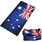 Low MOQ Elastic Seamless Australia's Flag Bandana,Multi-Functional Tubular Seamless Bandana Headwear