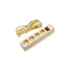 OUCHI Standard Grounding 250V Power Extension Cord Electrical Plug Multi Socket