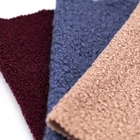 High cost performance 100% polyester solid color knitted circle yarn fleece women clothes fabric