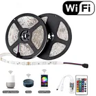 300 Leds Led Led WiFi Wireless Smart Phone Controlled Light Strip Kit 300 LEDs 5050 Waterproof LED Strip Light