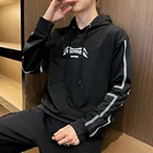 Custom design your own logo label black hooded oversize screen printing dye blank hoodies mens