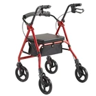 Lightweight Lightweight Handicapped Height Adjustable Elderly Rollator Walker