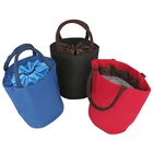 Wine Cooler Bag Oem String Canvas Insulated Luxury Cooler Lunch Carrier Bag Wine Tote