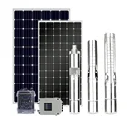 China factory 24V DC brushless solar powered submersible water pump with controller