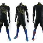 100% Soccer Suit Manufacture Branded Men 100% Polyester Sublimated Soccer Uniform Suits
