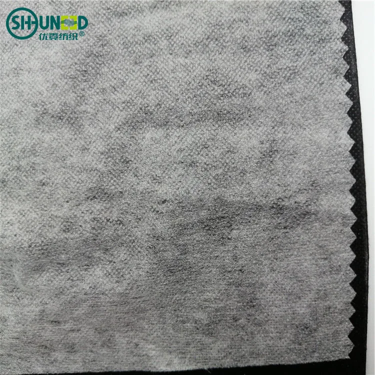High Quality Nylon Polyester Non Woven Fusible Suit Interlining Lining Rolls for Garment Wear