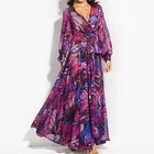 Dress Dresses CUHAKCI Custom Lady Chiffon Ruffle Maxi Dress Vestidos Women Elegant Summer Casual Dresses