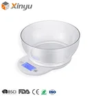 XINYU China Factory 5Kg Food Diet Electronic LCD Digital kitchen scale And Bowl