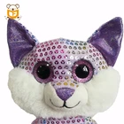 Custom Made Soft Lovely Big Eyes Fox Stuffed Animals Plush Toys