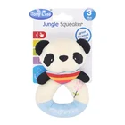 New animal series hand ring pig panda baby toy plush battle plush pacify toy