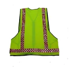green color LED reflective Hi vis uniform children safety vest