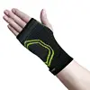 new style simple elasticity sports safety series green stripe hand palm support YP2544
