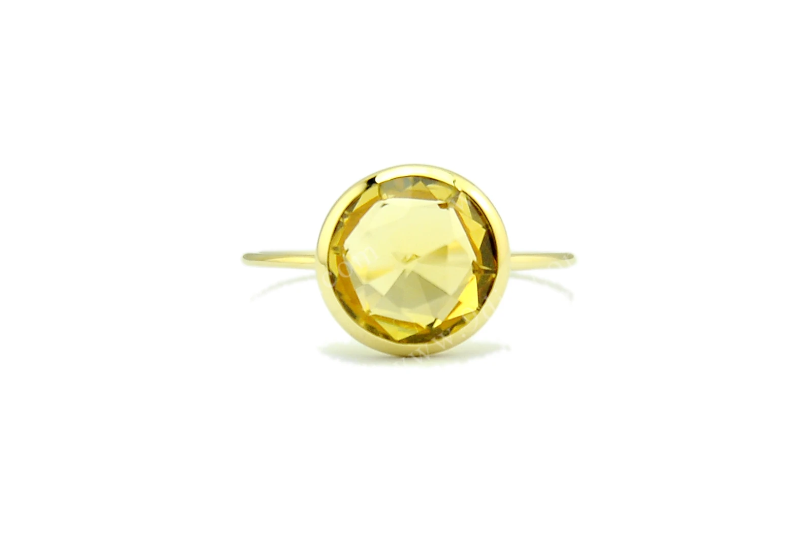 Wholesale 14K Fine Gold Jewelry Latest Designs Classic Gold Rings with Natural Stones for Weddings and Parties