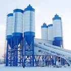 Hongda factory potable concrete batching plant cement soil mixing equipment for sale