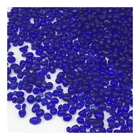 China factory 3-9mm cobalt blue irregular colored glass bead