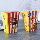 Disposable paper box popcorn and chips bucket paper box chicken rice flower paper cup packaging box