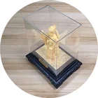 Custom Cube Clear Cover Black Base Pmma Plexiglass Acrylic Stand Box Display Case