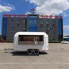 Hot sale mobile food truck trailer for coffee pizza