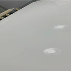 melamine paper face smooth surface wood grain CARB P2 uv mdf board for indoor decoration