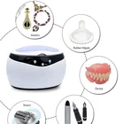 650Ml Stainless Steel Mini Household Ultrasonic Cleaner For Eyeglasses Jewelry