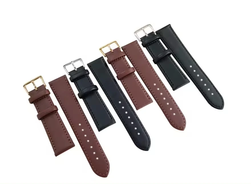 Pu Leather Watch Strap Men Women Watch Band 18mm 20mm 22mm 24mm