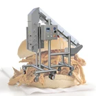 High performance Industrial shiba scallop raw meat shredder slicer cutting machine to shred chicken beef rabbit meat
